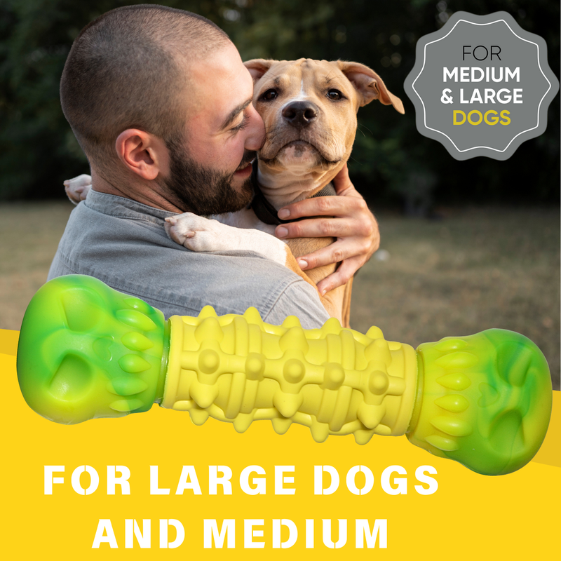 Load image into Gallery viewer, Chicken Flavor Large Dog Bone heavy duty aggressive chewer Nylon indestructible big dog chewable safe non toxic pet bone Durable Toy for Large Dogs Long Lasting Rubber Chew for Large Breeds (Copy)
