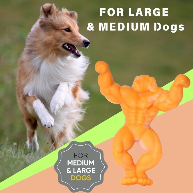 Load image into Gallery viewer, Big Dog Chew Toys for  Aggressive Chewers Heavy Duty Nylon Durable Long Lasting Interactive  Natural Human Grade cheese Flavor for boredom Safe Chew Toy for Large dog Breed Dental Health Training
