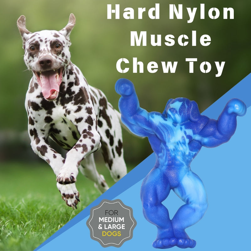 Load image into Gallery viewer, Big Dog Chew Toys for  Aggressive Chewers Heavy Duty Nylon Durable Long Lasting Interactive  Natural Human Grade Beef Flavor for bordome Safe Chew Toy for Large dog Breed Dental Health Training
