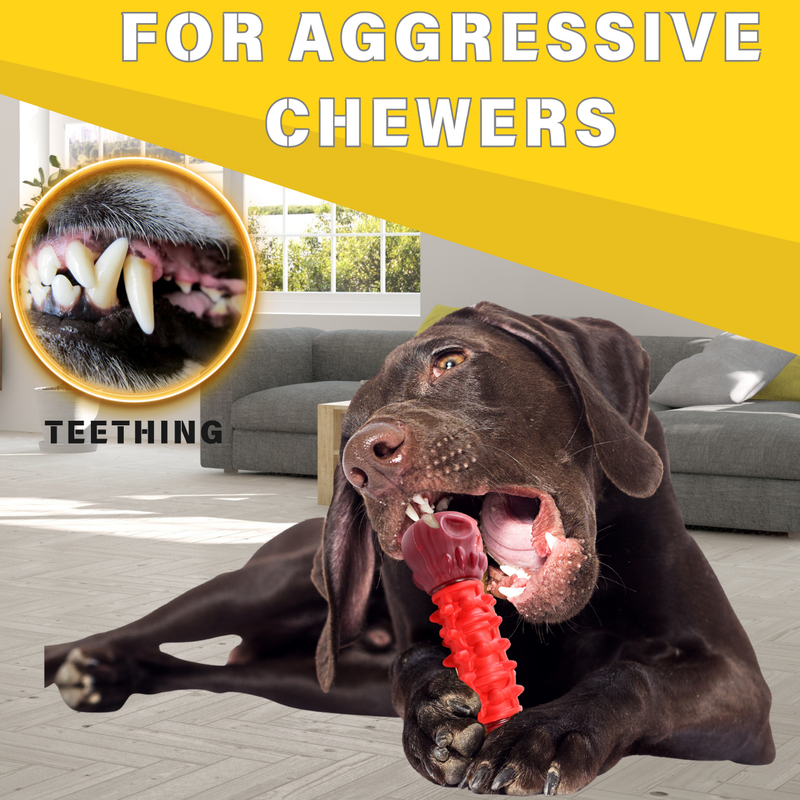 Load image into Gallery viewer, Beef Flavor Large Dog Bone heavy duty aggressive chewer Nylon indestructible big dog chewable safe non toxic pet bone Durable Toy for Large Dogs Long Lasting Rubber Chew for Large Breeds
