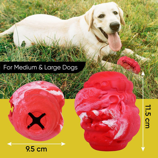 Chewy Bone funny Dog toy for large breeds dog toys bundle hard for big dogs chicken flavored & Treat dispensing ball interactive dog set helps with dog dental kills boredom