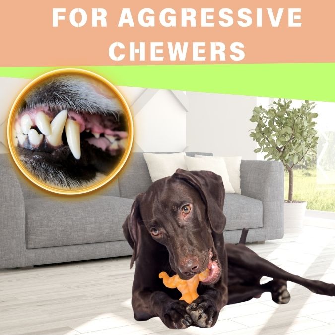 Load image into Gallery viewer, Big Dog Chew Toys for  Aggressive Chewers Heavy Duty Nylon Durable Long Lasting Interactive  Natural Human Grade cheese Flavor for boredom Safe Chew Toy for Large dog Breed Dental Health Training
