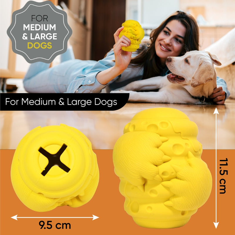 Load image into Gallery viewer, Chewy Bone dog toys for aggressive chewers toys for large Dog indestructible Nylon Toy Chicken Flavor &amp; Treat Dispensing large dog ball helps with dog dental teething and kills boredom
