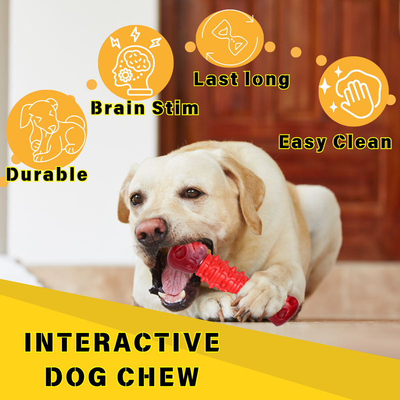 Load image into Gallery viewer, Beef Flavor Large Dog Bone heavy duty aggressive chewer Nylon indestructible big dog chewable safe non toxic pet bone Durable Toy for Large Dogs Long Lasting Rubber Chew for Large Breeds
