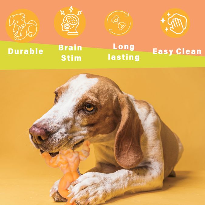 Load image into Gallery viewer, Big Dog Chew Toys for  Aggressive Chewers Heavy Duty Nylon Durable Long Lasting Interactive  Natural Human Grade cheese Flavor for boredom Safe Chew Toy for Large dog Breed Dental Health Training
