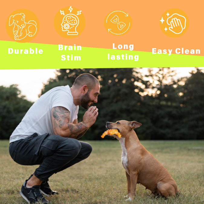 Load image into Gallery viewer, Big Dog Chew Toys for  Aggressive Chewers Heavy Duty Nylon Durable Long Lasting Interactive  Natural Human Grade chicken  Flavor for boredom Safe Chew Toy for Large dog Breed Dental Health Training
