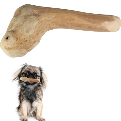 Puppy Chew Wooden Stick Bone Organic Indonesian Java Wood Small dog Teething for Aggressive chewer (Style 6)