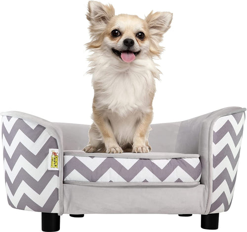 Dog bed for Small Dogs Luxury Sofa bed For Puppies & XS Dogs Puppy Bed Couch Elevated Dog Bed Sofa by Chewy Bone