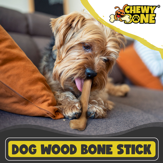 Puppy Chew Wooden Stick Bone Organic Indonesian Java Wood Small dog Teething for Aggressive chewer (Style 6)